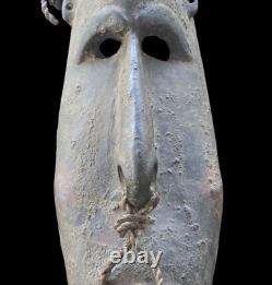 Antique Papua New Guinea Sepik River Murik Costal Oceaníc Tribal Mask