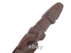Antique Papua New Guinea Sepik River Tribal Ceremonial Fly Whisk Oceanic Art