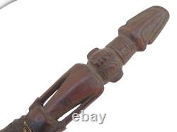 Antique Papua New Guinea Sepik River Tribal Ceremonial Fly Whisk Oceanic Art
