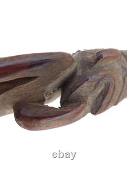 Antique Papua New Guinea Sepik River Tribal Ceremonial Fly Whisk Oceanic Art