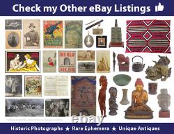 Antique Papua New Guinea Sepik River Tribal Ceremonial Fly Whisk Oceanic Art