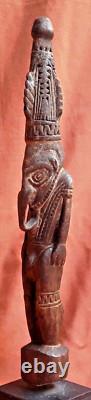 Antique SEPIK IATMUL Male Standing Figure Papua New Guinea