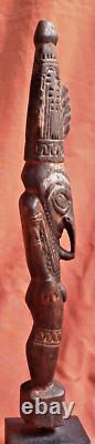 Antique SEPIK IATMUL Male Standing Figure Papua New Guinea
