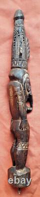 Antique SEPIK IATMUL Male Standing Figure Papua New Guinea