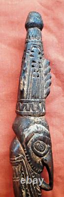 Antique SEPIK IATMUL Male Standing Figure Papua New Guinea