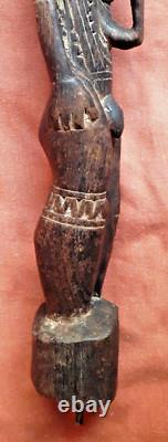 Antique SEPIK IATMUL Male Standing Figure Papua New Guinea