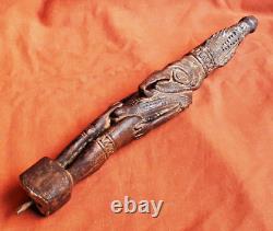 Antique SEPIK IATMUL Male Standing Figure Papua New Guinea