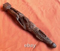 Antique SEPIK IATMUL Male Standing Figure Papua New Guinea