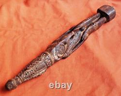 Antique SEPIK IATMUL Male Standing Figure Papua New Guinea