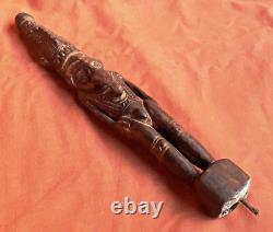 Antique SEPIK IATMUL Male Standing Figure Papua New Guinea