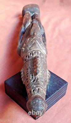 Antique SEPIK IATMUL Male Standing Figure Papua New Guinea