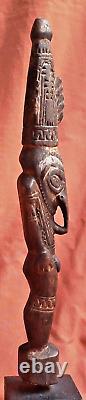 Antique SEPIK IATMUL Male Standing Figure Papua New Guinea Age Unknown