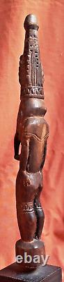 Antique SEPIK IATMUL Male Standing Figure Papua New Guinea Age Unknown