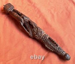 Antique SEPIK IATMUL Male Standing Figure Papua New Guinea Age Unknown