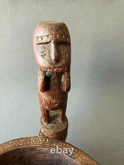 Antique Tribal Ancestor Figure Massim Soul Boat Papua New Guinea