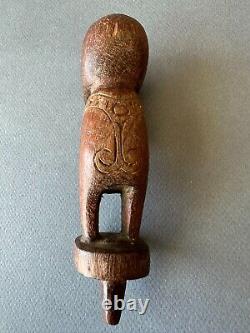 Antique Tribal Ancestor Figure Massim Soul Boat Papua New Guinea