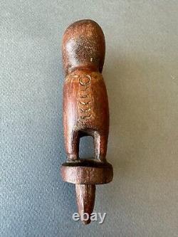 Antique Tribal Ancestor Figure Massim Soul Boat Papua New Guinea