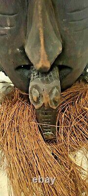 Antique Tribal Mask, Coastal Sepik River Papua New Guinea