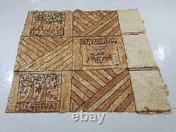 Antique Tribal Tongan Ngatu (Tapa cloths) from Samoa Fiji Tonga Papua New Guinea