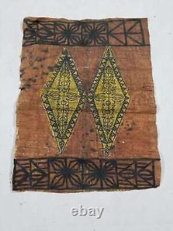 Antique Tribal Tongan Ngatu (Tapa cloths) from Samoa Fiji Tonga Papua New Guinea