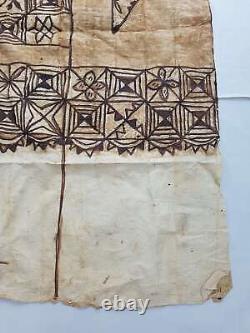 Antique Tribal Tongan Ngatu (Tapa cloths) from Samoa Fiji Tonga Papua New Guinea