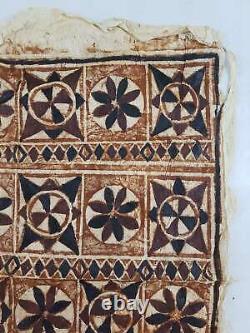 Antique Tribal Tongan Ngatu (Tapa cloths) from Samoa Fiji Tonga Papua New Guinea