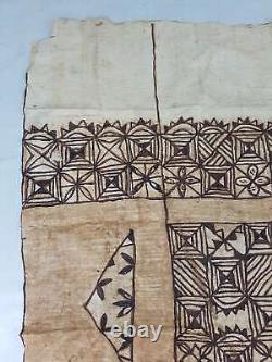 Antique Tribal Tongan Ngatu (Tapa cloths) from Samoa Fiji Tonga Papua New Guinea