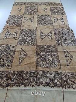 Antique Tribal Tongan Ngatu (Tapa cloths) from Samoa Fiji Tonga Papua New Guinea