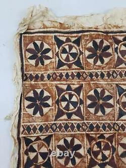 Antique Tribal Tongan Ngatu (Tapa cloths) from Samoa Fiji Tonga Papua New Guinea