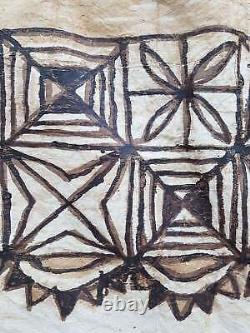 Antique Tribal Tongan Ngatu (Tapa cloths) from Samoa Fiji Tonga Papua New Guinea