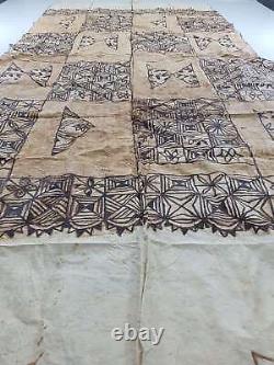 Antique Tribal Tongan Ngatu (Tapa cloths) from Samoa Fiji Tonga Papua New Guinea