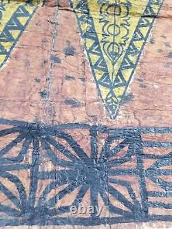 Antique Tribal Tongan Ngatu (Tapa cloths) from Samoa Fiji Tonga Papua New Guinea