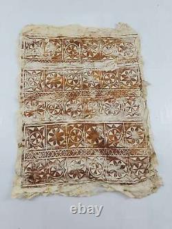 Antique Tribal Tongan Ngatu (Tapa cloths) from Samoa Fiji Tonga Papua New Guinea