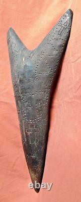 Antique Uncommon MUDMEN  Tribal Religious Figure Papua New Guinea