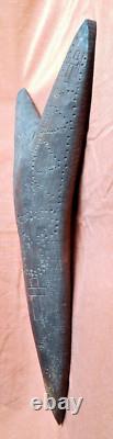 Antique Uncommon MUDMEN  Tribal Religious Figure Papua New Guinea