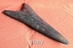 Antique Uncommon MUDMEN  Tribal Religious Figure Papua New Guinea