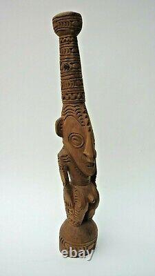 Antique Vintage Murik Lakes Papua New Guinea Hand Carved Wooden Sculpture