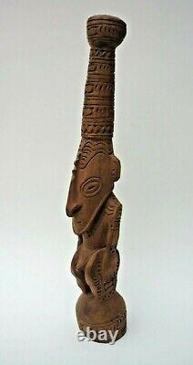 Antique Vintage Murik Lakes Papua New Guinea Hand Carved Wooden Sculpture