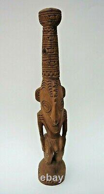 Antique Vintage Murik Lakes Papua New Guinea Hand Carved Wooden Sculpture