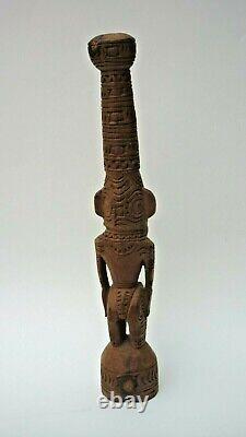 Antique Vintage Murik Lakes Papua New Guinea Hand Carved Wooden Sculpture