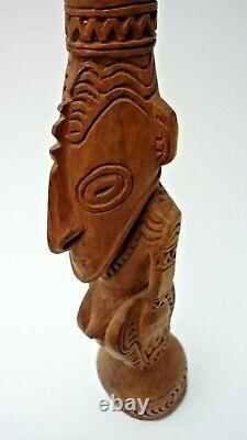 Antique Vintage Murik Lakes Papua New Guinea Hand Carved Wooden Sculpture