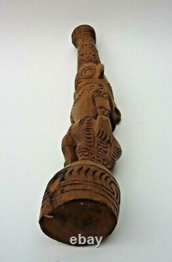 Antique Vintage Murik Lakes Papua New Guinea Hand Carved Wooden Sculpture