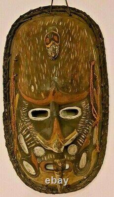 Antique Wooden Tribal Mask, Sepik River, Papua New Guinea