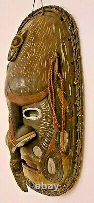 Antique Wooden Tribal Mask, Sepik River, Papua New Guinea