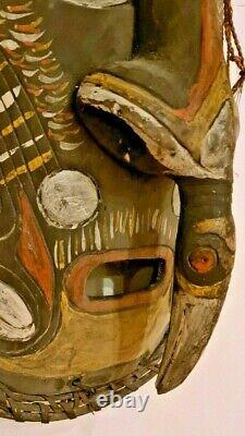 Antique Wooden Tribal Mask, Sepik River, Papua New Guinea