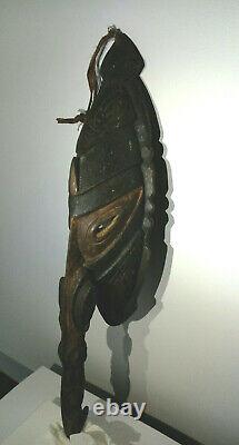 Antique Wooden Tribal Papua New Guinea Board Carving