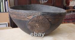 Antique wood bowl from the Rai Coast, Madang Province, Papua New Guinea