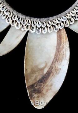 Asmat Tribal Papua New Guinea Shell Necklace Ethnic Traditional Art Hand Made