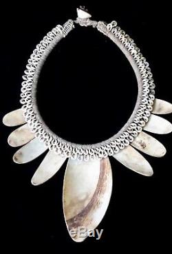 Asmat Tribal Papua New Guinea Shell Necklace Ethnic Traditional Art Hand Made