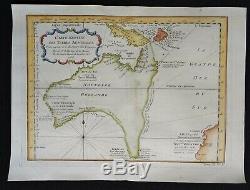 Australia, New Zealand, J. N. Bellin, 1753, Carte Reduite des Terres Australes